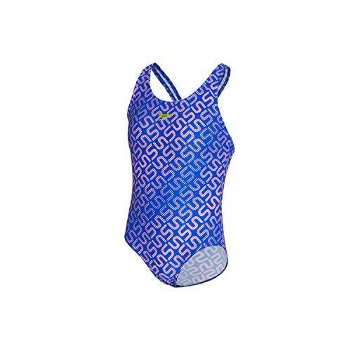 speedo 速比涛 女童 monogram allover游泳衣青少年连体泳衣 510503